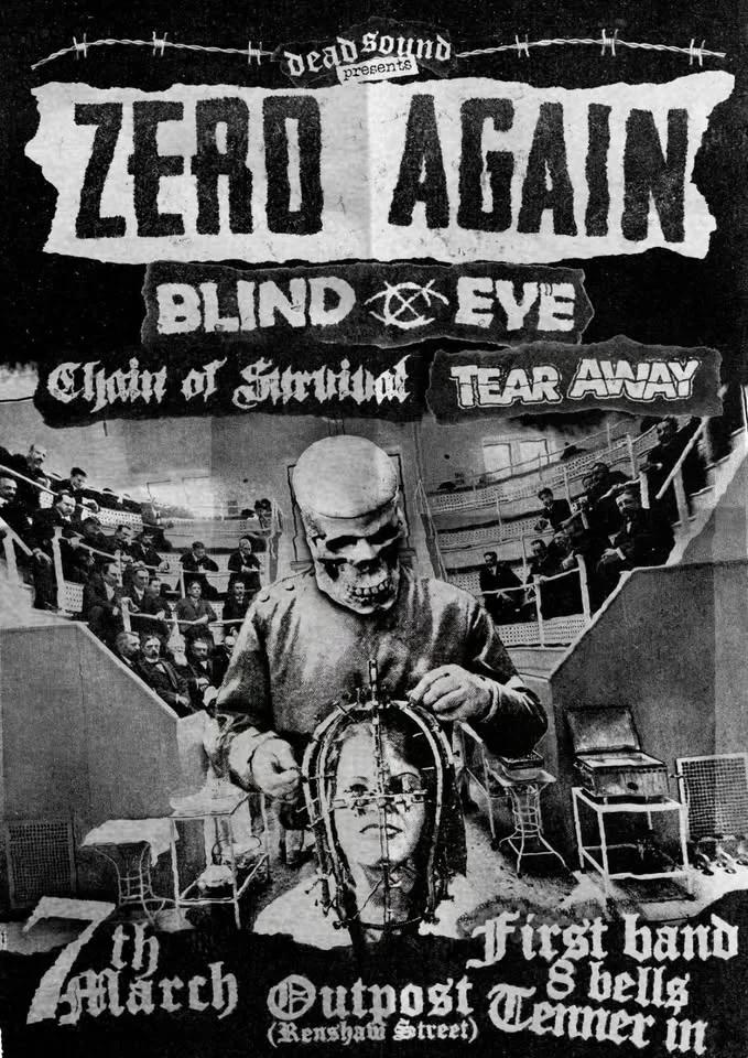 Dead Sound presents... ZERO AGAIN // BLIND EYE // CHAIN OF SURVIVAL // TEAR AWAY