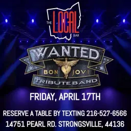 WANTED “BON JOVI TRIBUTE” RETURNS TO THE LOCAL