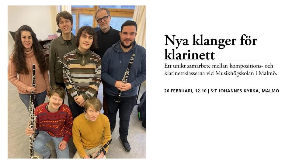 Nya klanger för klarinett | Lunchkonsert 26 feb