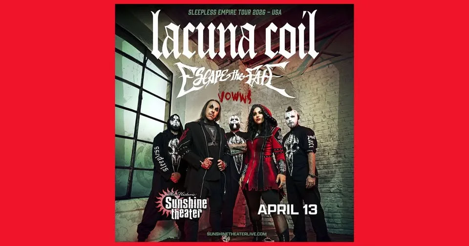 Lacuna Coil with Escape The Fate & Vowws | ABQ NM