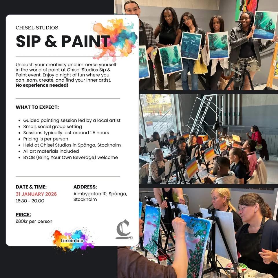 Chisel Studios “Sip & Paint”