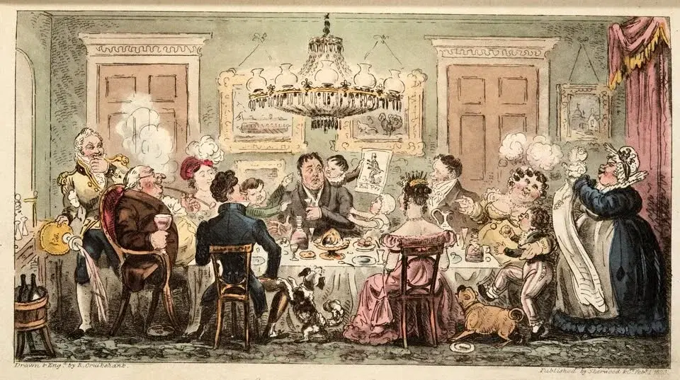 A Night at Rosings, a regency dinner
