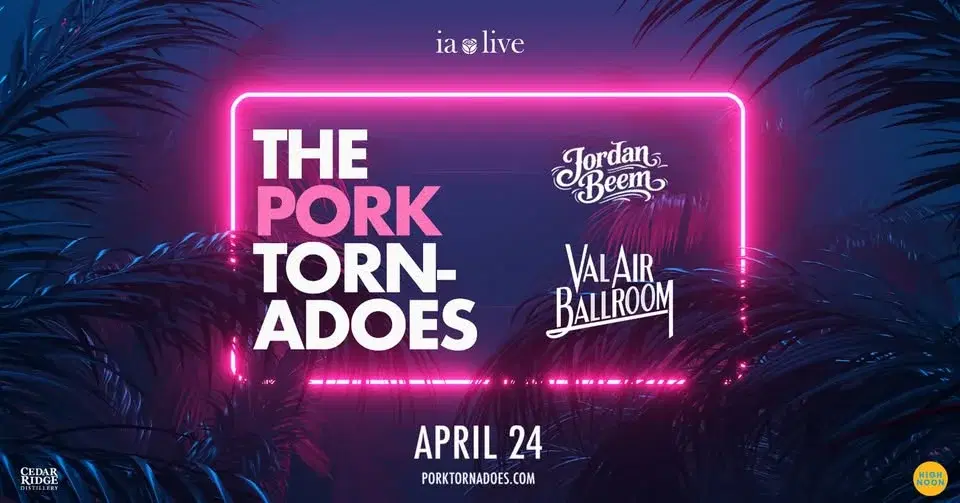 The Pork Tornadoes with Jordan Beem at Val Air Ballroom