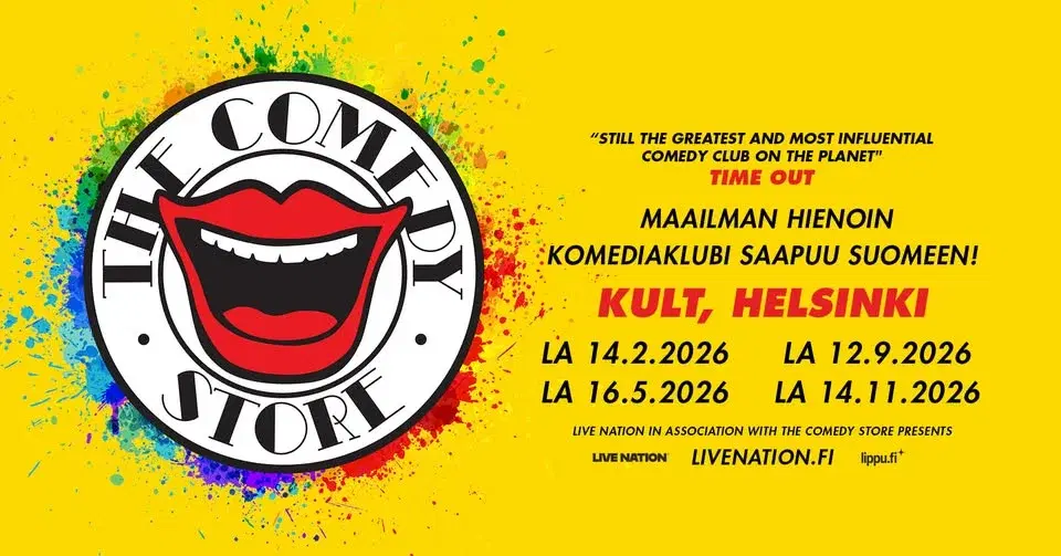 The Comedy Store (UK), KULT, Helsinki 16.5.2026