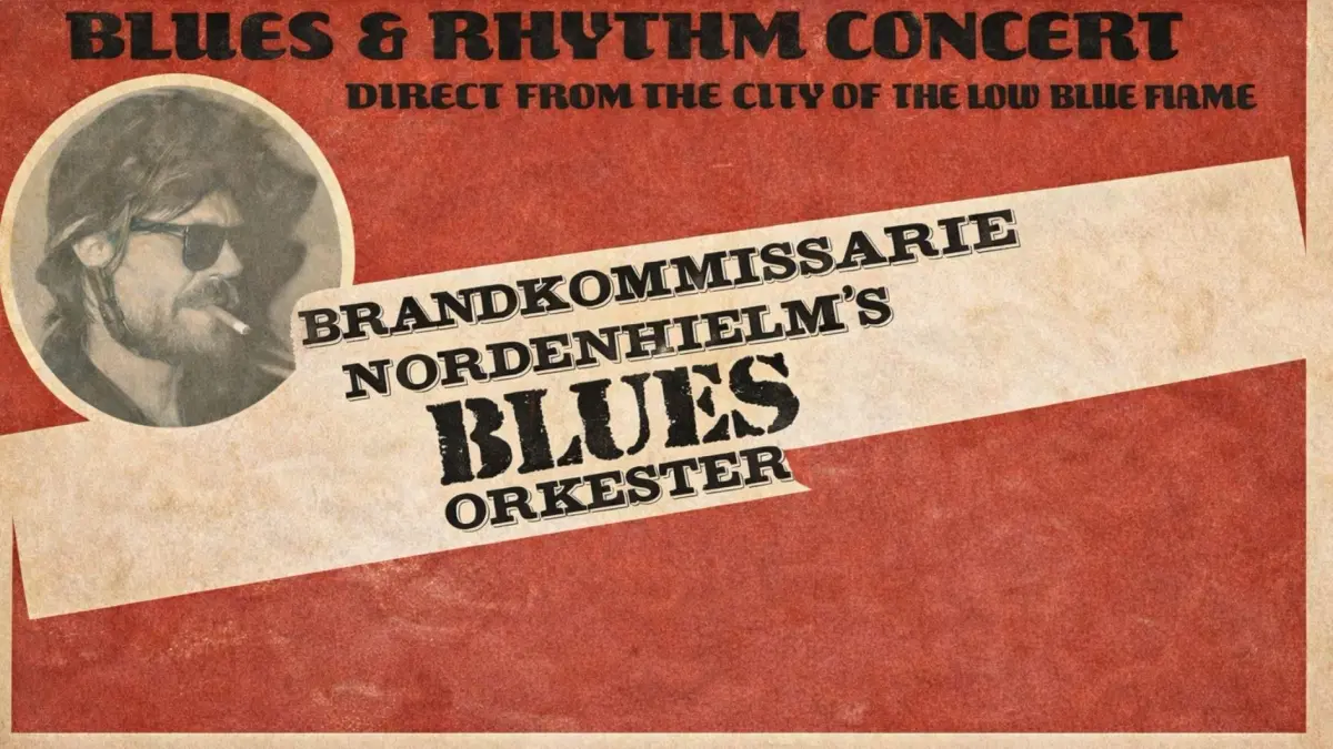 Live i Vardagsrummet - Brandkommissarie Nordenhielm's Bluesorkester firar 40 år!