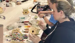 Art Workshop: Mosaic Bird House