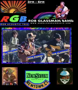 DEAD & BROTHERs PRE-SHOW with RGB (Acoustic Trio) at NEWSYLUM BREWING - Newtown,CT 3-6pm