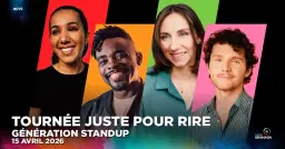 Tournée Juste Pour Rire | Génération standup | Théâtre Granada | Sherbrooke