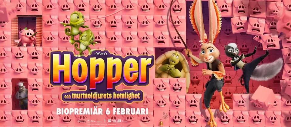 Hopper och murmeldjurets hemlighet (50kr per biljett och popcorn ingår, alltid)
