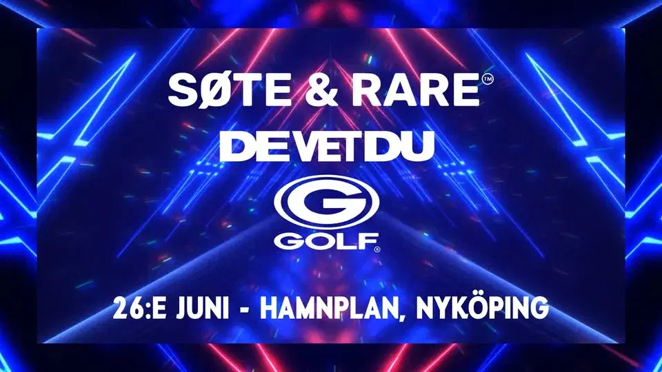 Søte & Rare + De Vet Du + Golf | Hamnplan, Nyköping
