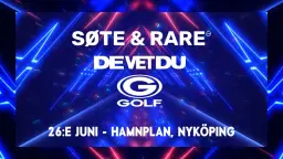Søte & Rare + De Vet Du + Golf | Hamnplan, Nyköping