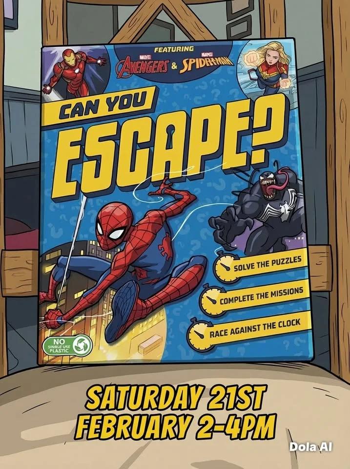 Avengers & spiderman escape room