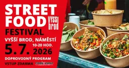 STREET FOOD FESTIVAL Vyšší Brod 2026