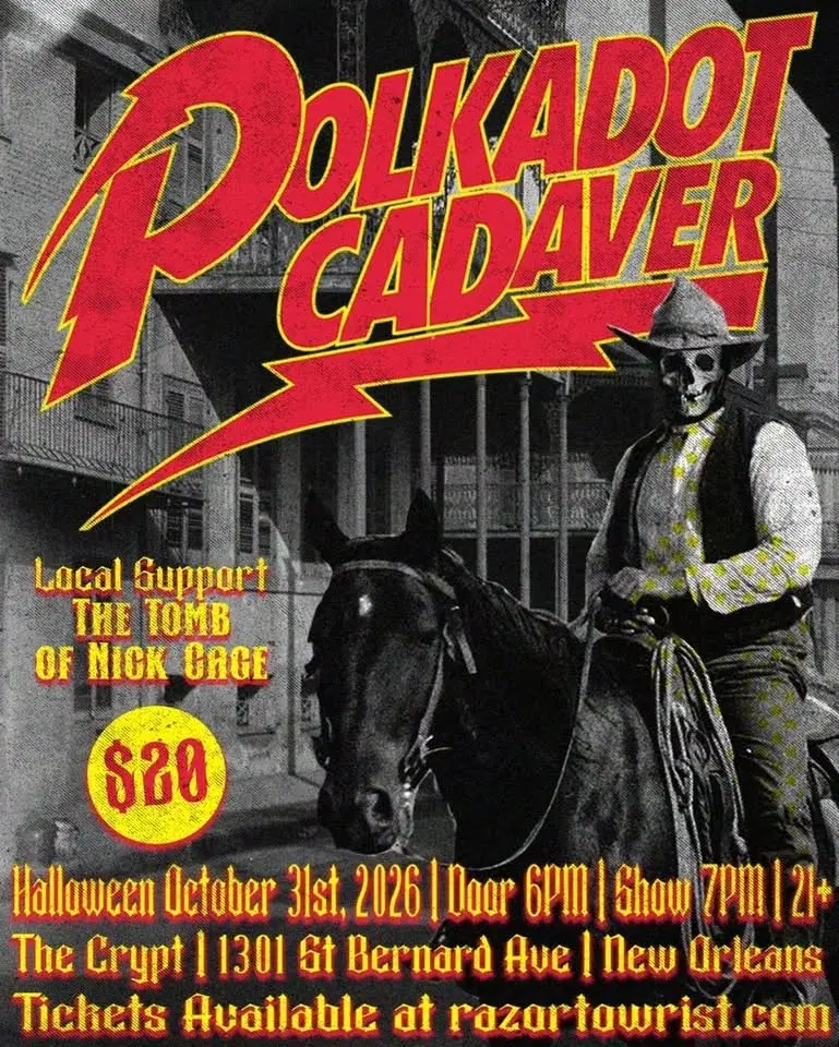 Polkadot Cadaver with Miss Amerikan Vampire & The Tomb Of Nick Cage