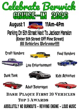 Celebrate Berwick Super Cruise-In