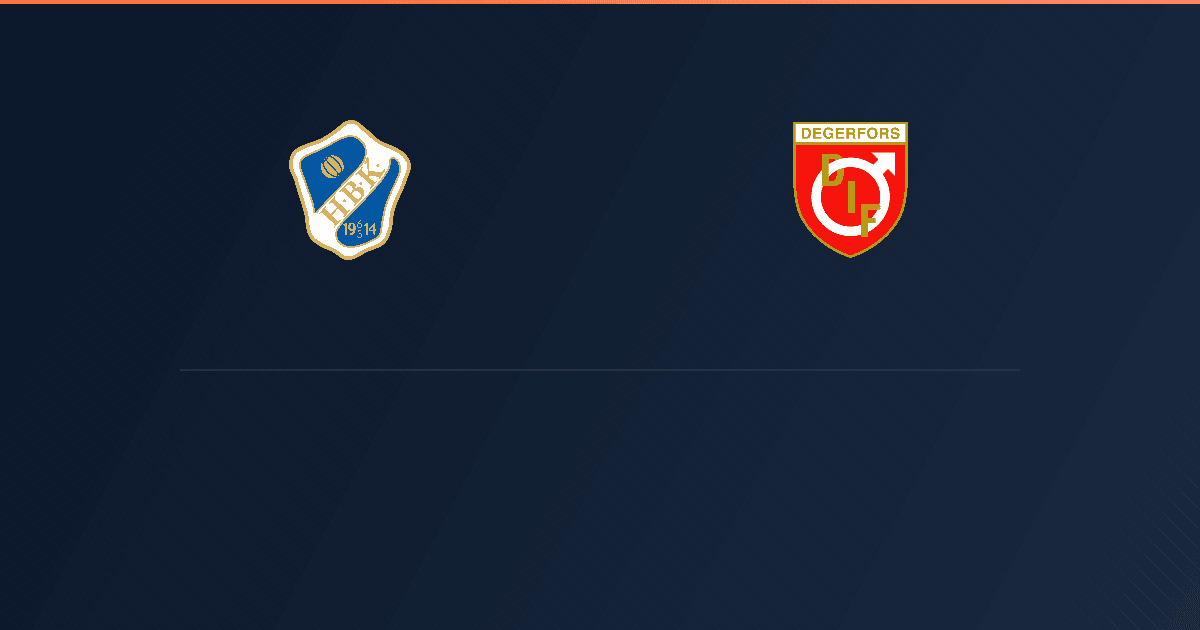Halmstad vs Degerfors