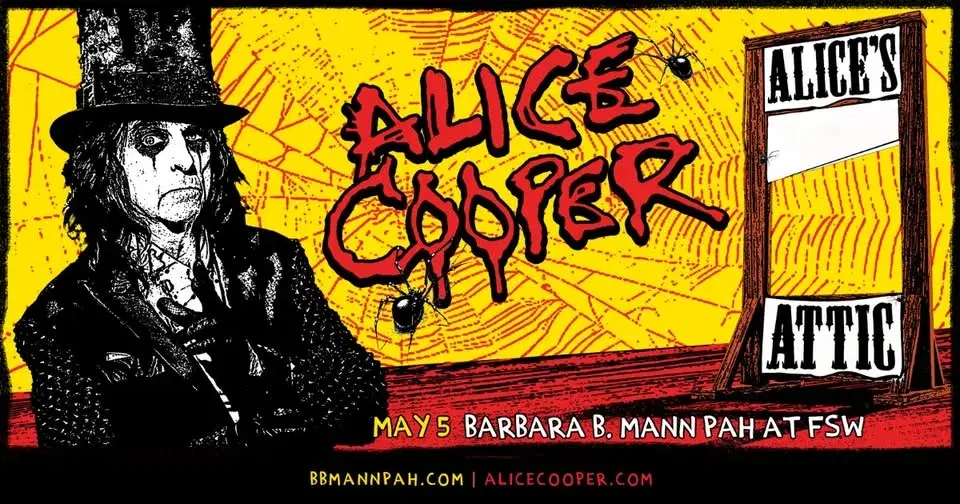 ALICE COOPER - ALICE'S ATTIC TOUR | Fort Myers, FL