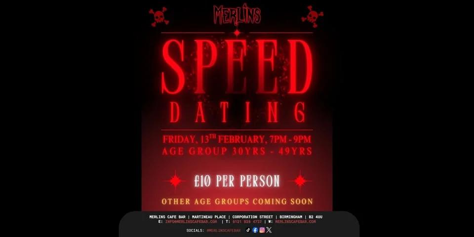 Merlin's Alternative Speed Dating Event