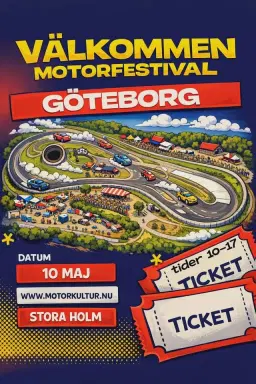 Göteborgs Motorfestival 10 Maj 2026