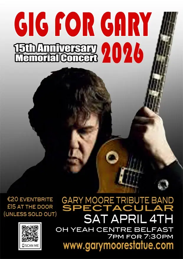 Gig for Gary Belfast 2026 15th Anniversary Memorial Concert & Fundraiser