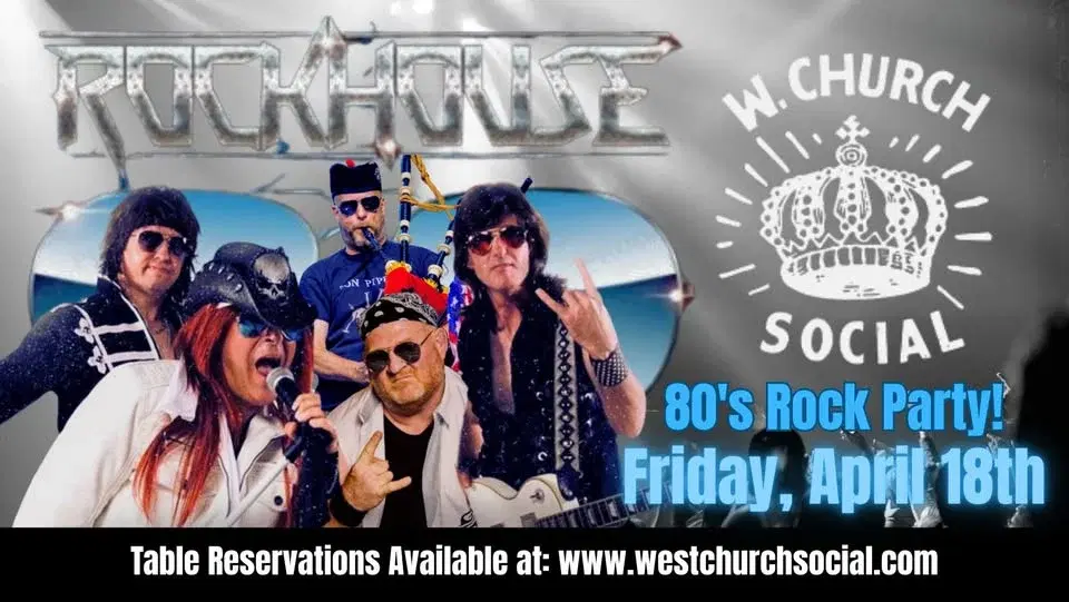 RockHouse returns to West Church Social, Newark, OH!