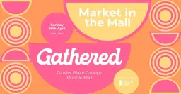 Gathered Market in the Mall