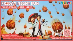 Friday Night Fun: Cloudy with a Chance of Meatballs ☔🍝