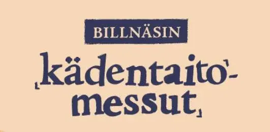 Billnäsin kädentaitomessut 18.4.2026