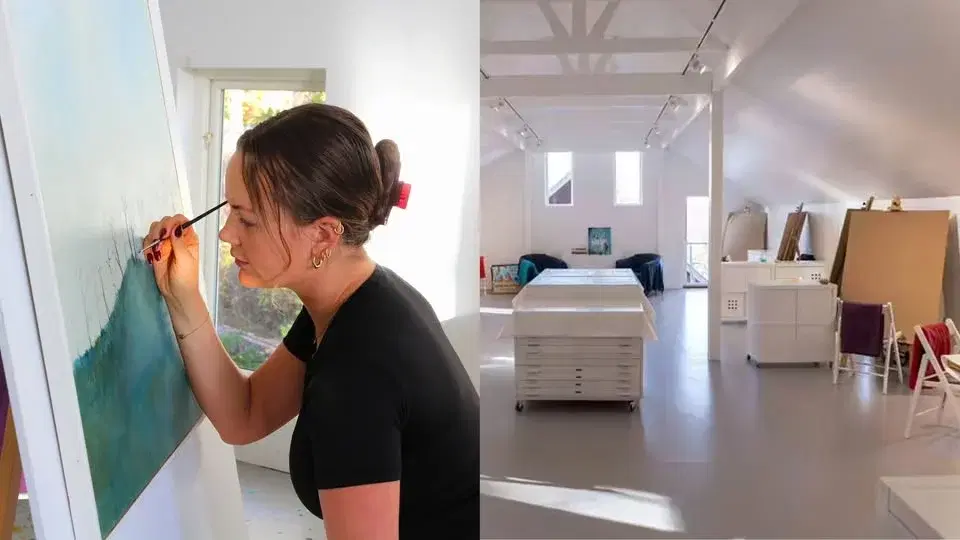 Målarkurs: Akrylens magi - Färgernas värld