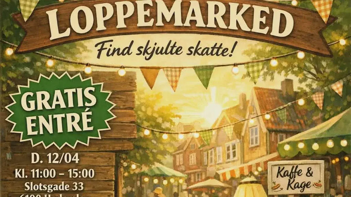 Loppemarked på Haderslevhus