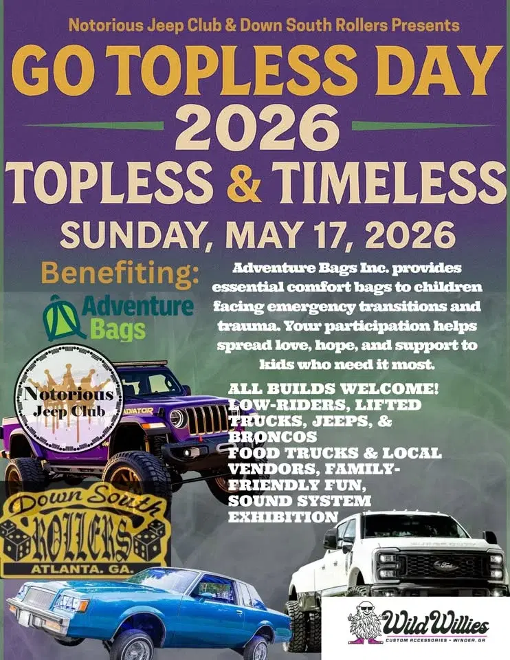 Go Topless Day benefiting Adventure Bags Inc.
