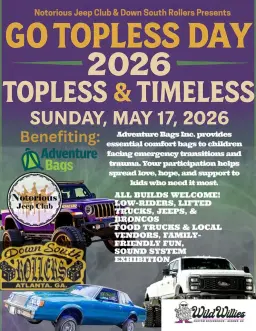 Go Topless Day benefiting Adventure Bags Inc.