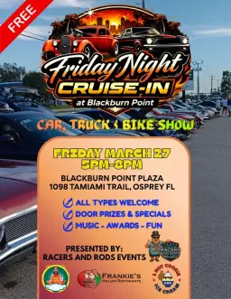 Blackburn Point Plaza Car Truck and Bike Show Friday Night Cruise In