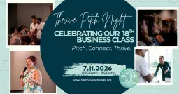 Thrive Pitch Night - Business Startup Class 18