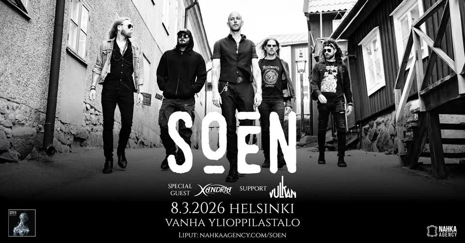 SOEN (SWE) // Vanha Ylioppilastalo, Helsinki // su 8.3.2026