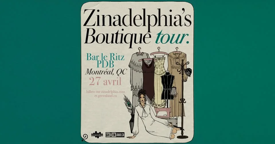 Zinadelphia | Bar le Ritz PDB | Montréal