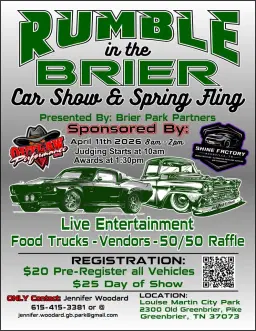 RUMBLE IN THE BRIER - CAR SHOW AND SPRING FLING