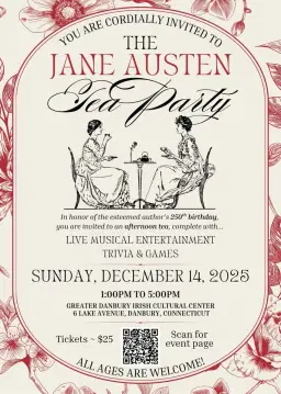 Jane Austen Tea Party - 250th birthday