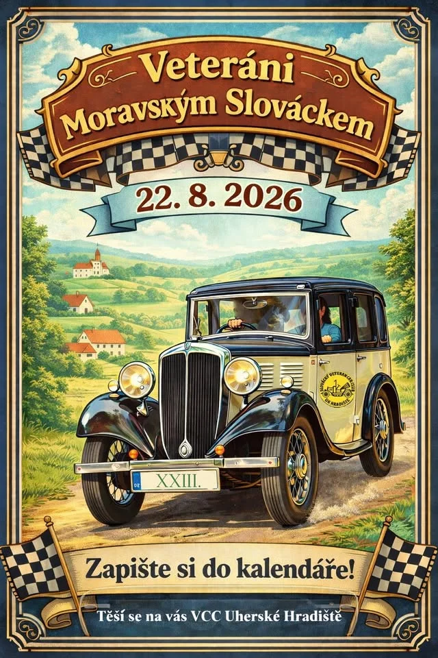 Veteráni Moravským Slováckem 2026