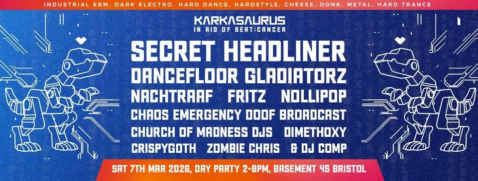 Karkasaurus in aid of Beat:Cancer @ Basement 45 in Bristol