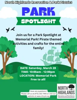Park Spotlight at Memorial Park