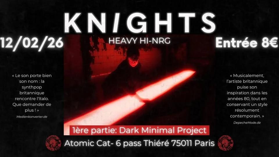 Live KN/GHTS- 1ère partie Dark Minimal Project + DJ Nash