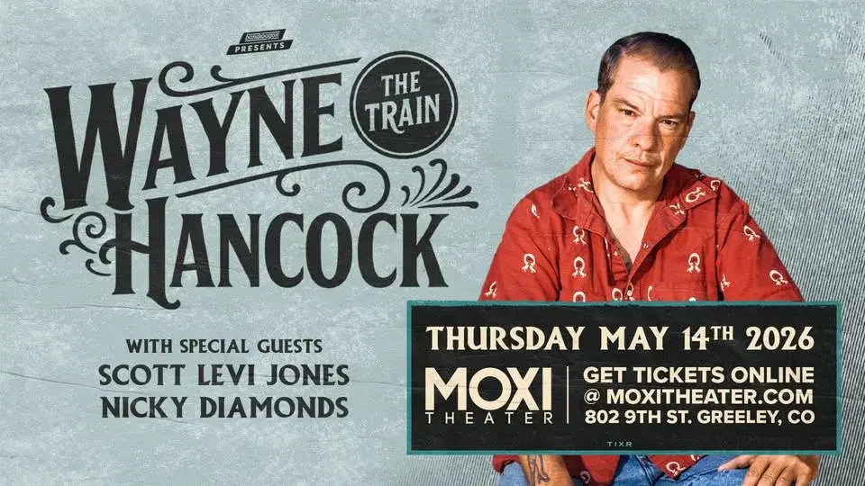 Wayne "The Train" Hancock, Scott Levi Jones, Nicky Diamonds at Moxi Theater
