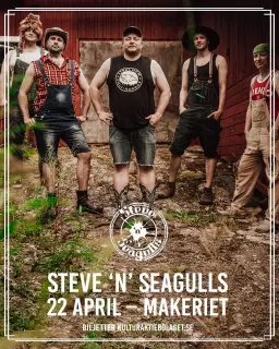 STEVE ’N’ SEAGULLS | 22 april | Makeriet - Örebro