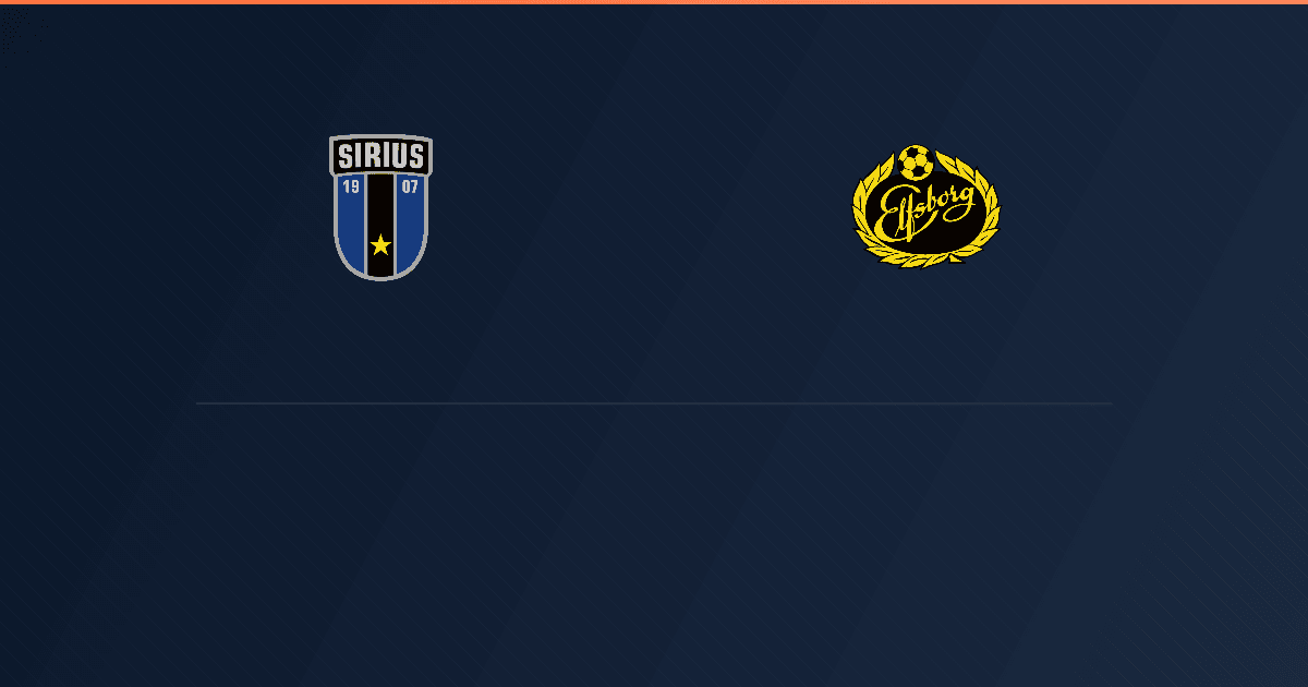 Sirius vs Elfsborg