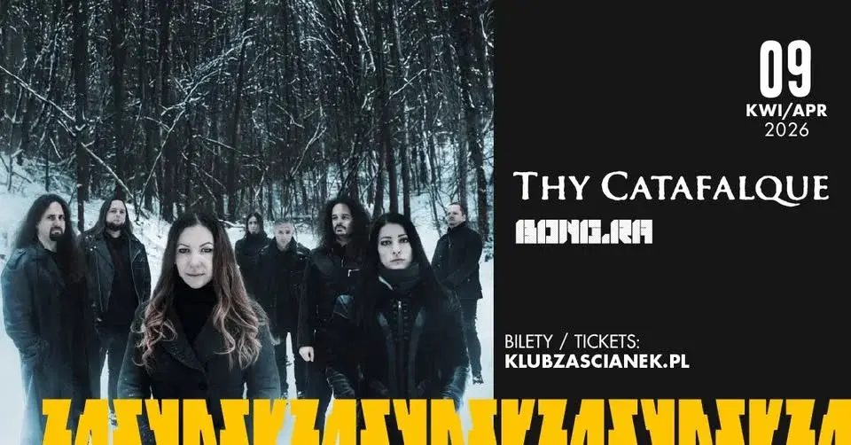 Thy Catafalque in Europe 2026 + Bong-Ra | 09/04/2026 | Kraków, Klub Zaścianek