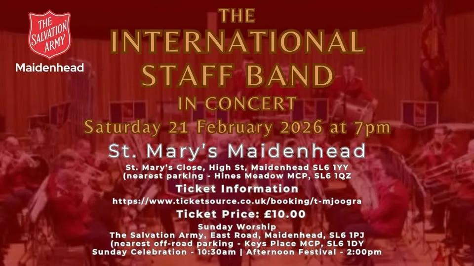 The International Staff Band in Concert in Maidenhead