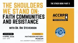 The Other Book Part 2: Faith Communities and Resistance