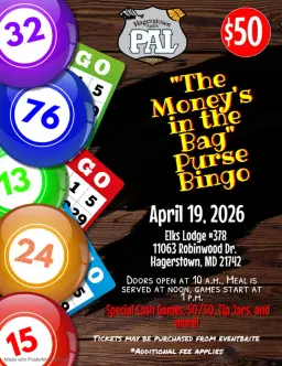PAL $tuffed Purse Cash Bingo