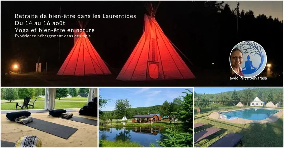 Retraite de bien-être en nature dans les Laurentides - 14 au 16 août